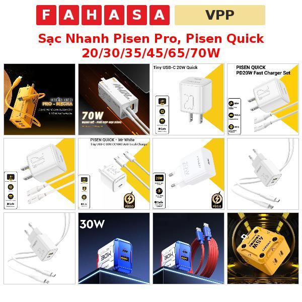 Sạc Nhanh Pisen Pro, Pisen Quick 20/30/35/45/65/70W