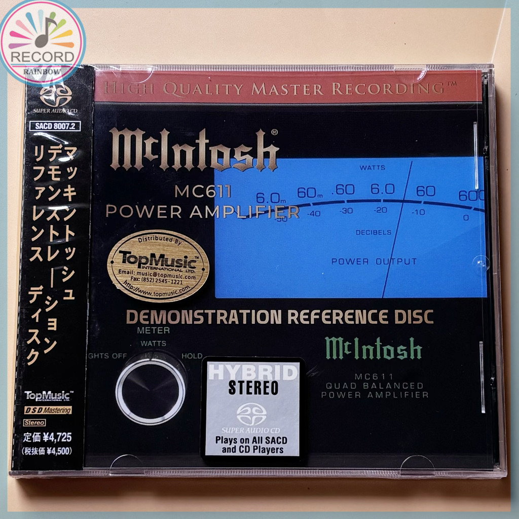 MCINTOSH DEMONSTRATION REFERENCE [Sealed] Brand New VNTFOT
