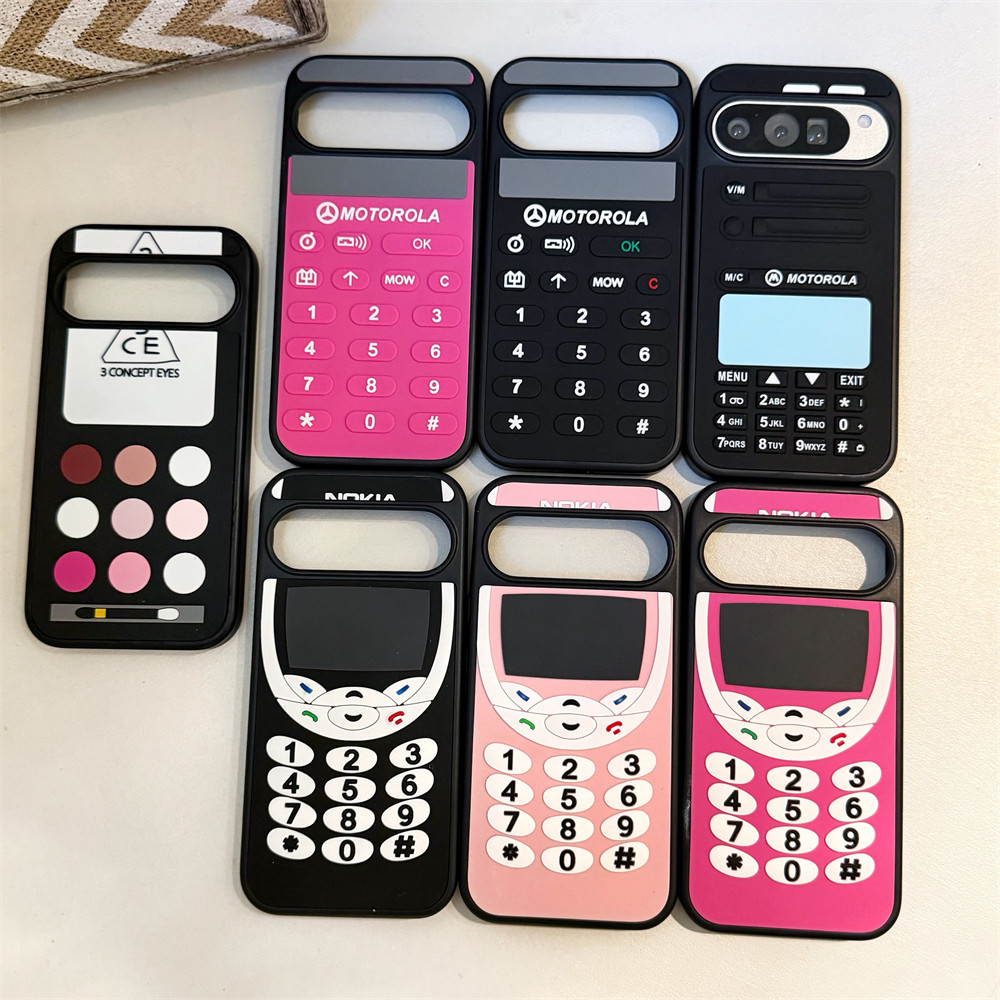 Ốp Điện Thoại Silicon 3D nokia Hoạt Hình Dễ Thương Cho Google Pixel 10 Pro XL 10 Pro 9 Pro XL 9 Pro 