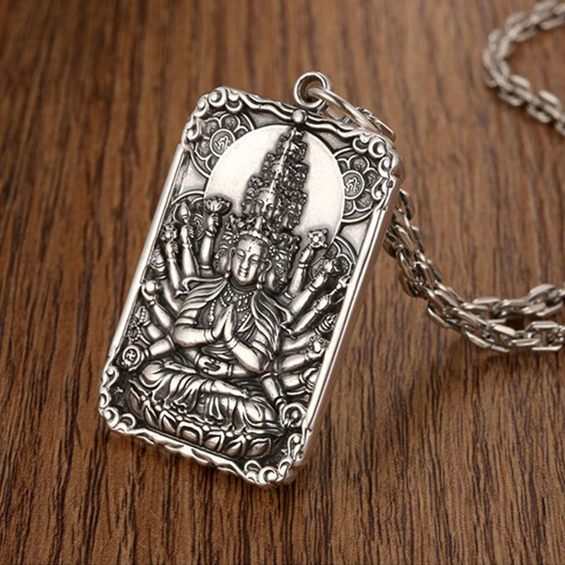 Hot Sale#Twelve Zodiac Guardian Deities Birth Buddha Pendant Necklace for Men and Women Ethnic Style