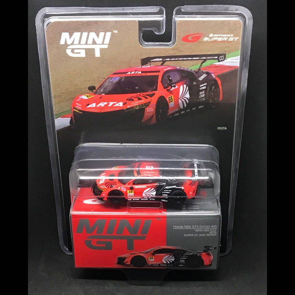 Xe ô tô Mini GT Card Version MGT00786 Honda NSX-GT "Type S" GT500 #8 "ARTA MUGEN NSX-GT " ARTA 2023 