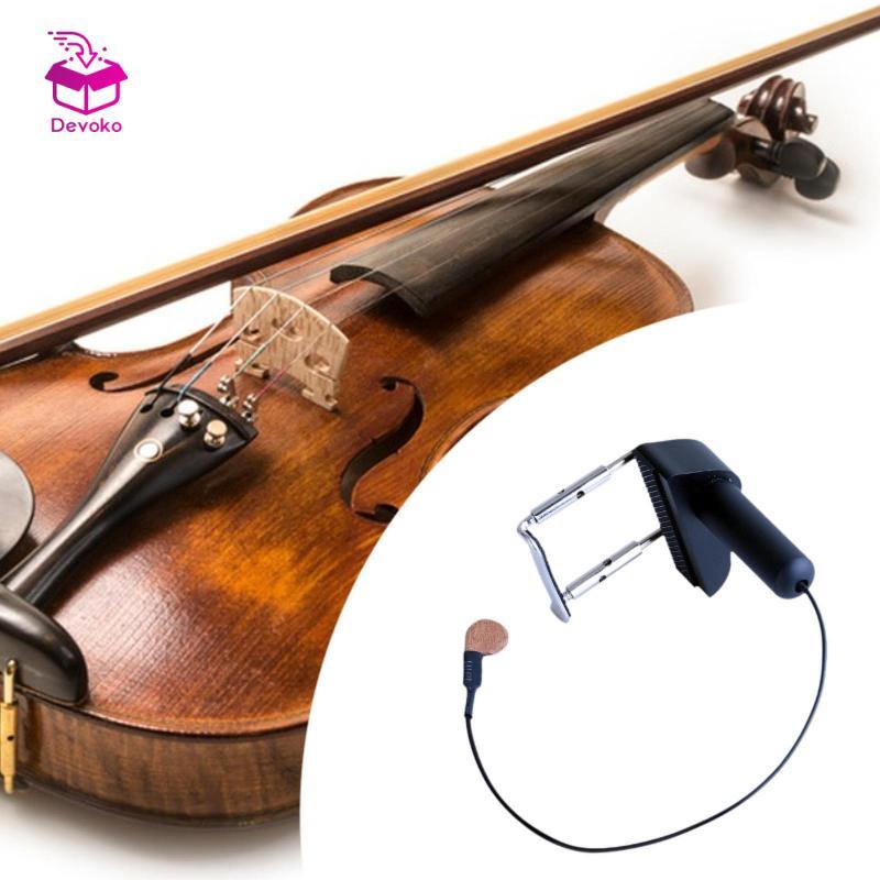Violin Pickup Cổ ngỗng Pick up Pickup cho đàn guitar Acoustic Violin