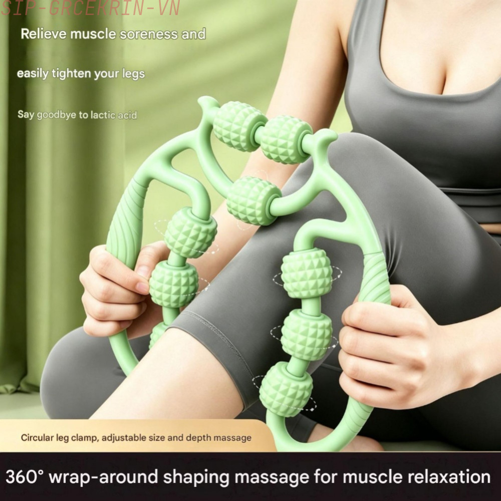 9 Wheel Leg Massager Even Pressure Distribution For Soreness Reduction