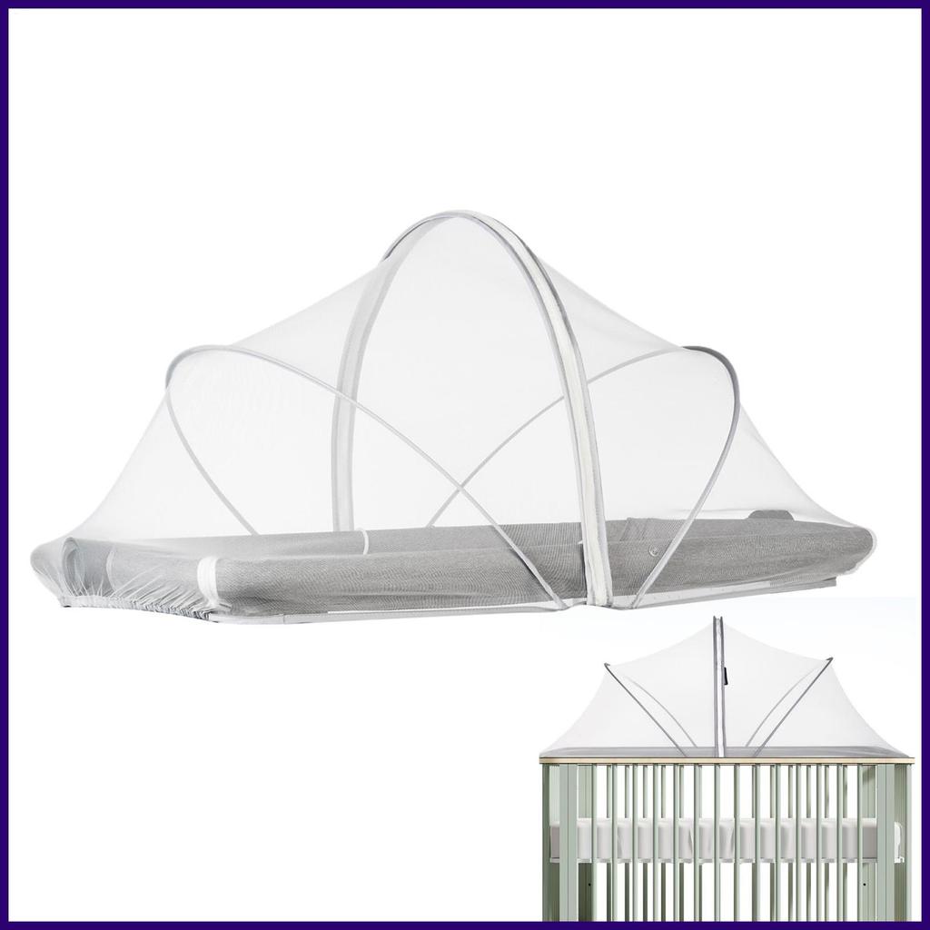 Bassinet Cover Bassinet Tán Lưới Gấp Thoáng Khí Cho Playard Cradle Đồng Ngủ Du Lịch Cắm Trại Ngoài T