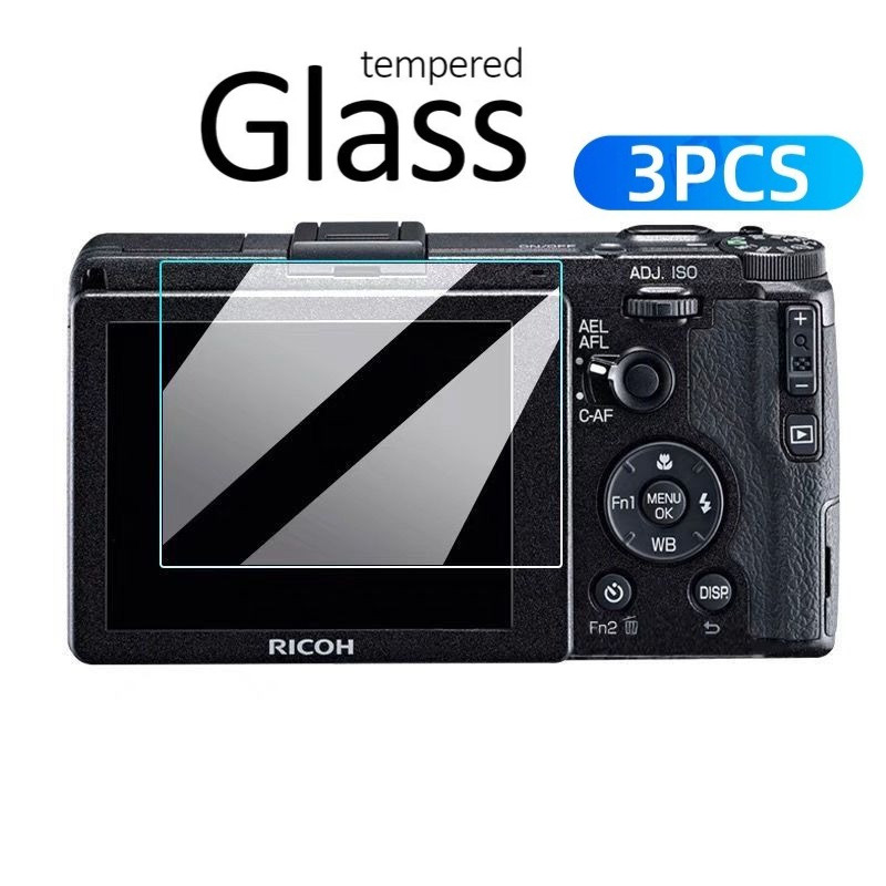 3 Chiếc Cho Ricoh GR-IV GR-IIIx-HDF GR-IIIx GR-III-HDF GR-III GR-II GR-GR1 Camera Kính Cường Lực Phi