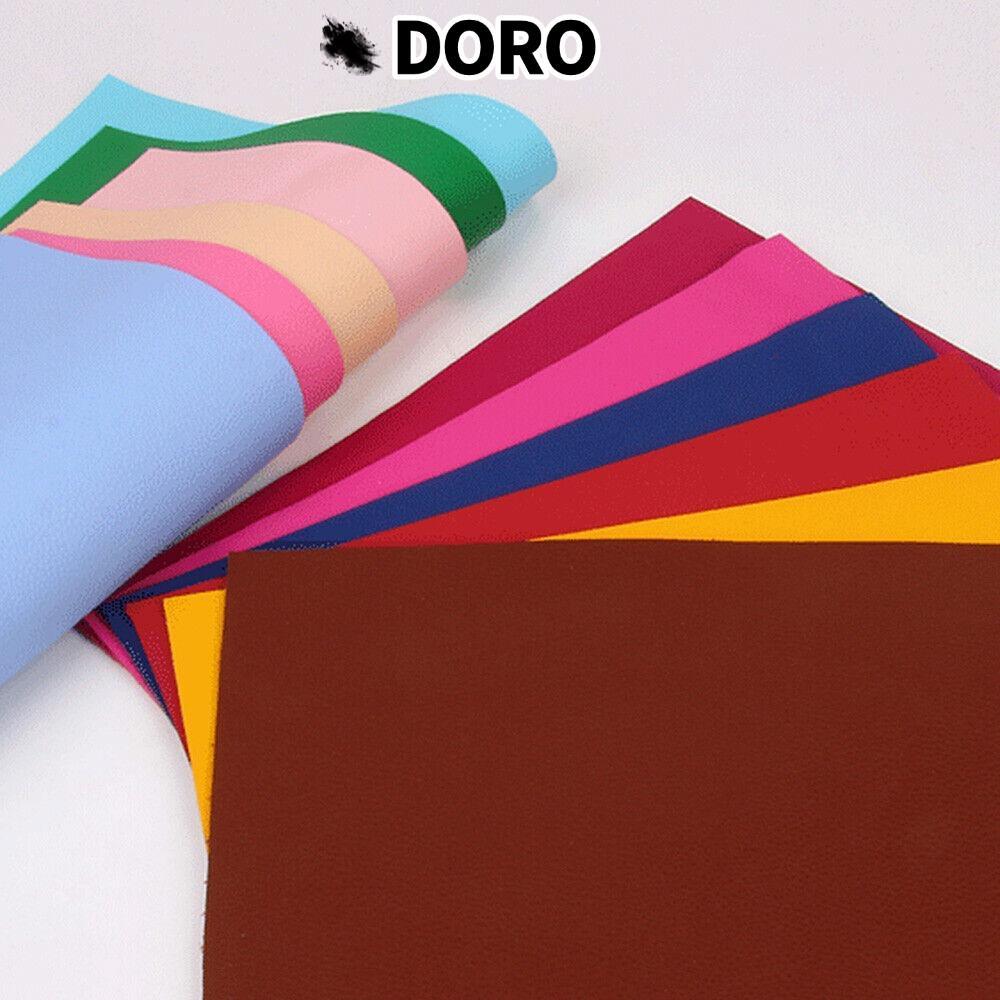 DORO Real Oxhide Da, 20 * 30CM Làm Ví Da Bò Cứng, Tấm Vải Găng Tay Giày Vải