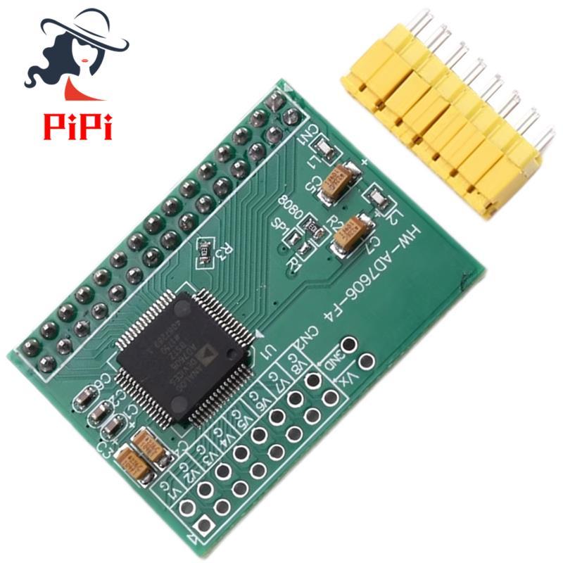 Tốc độ cao 200KHz AD7606 16-Bit 8 kênh lấy mẫu đồng bộ mô-đun ADC-Dat A Hệ thống thu thập dữ liệu