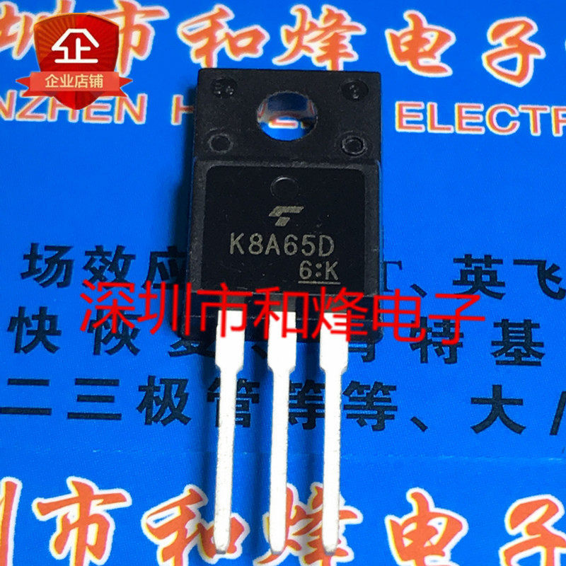 10 chiếc hoàn toàn mới K8A65D TK8A65D TO-220F 650V 8A