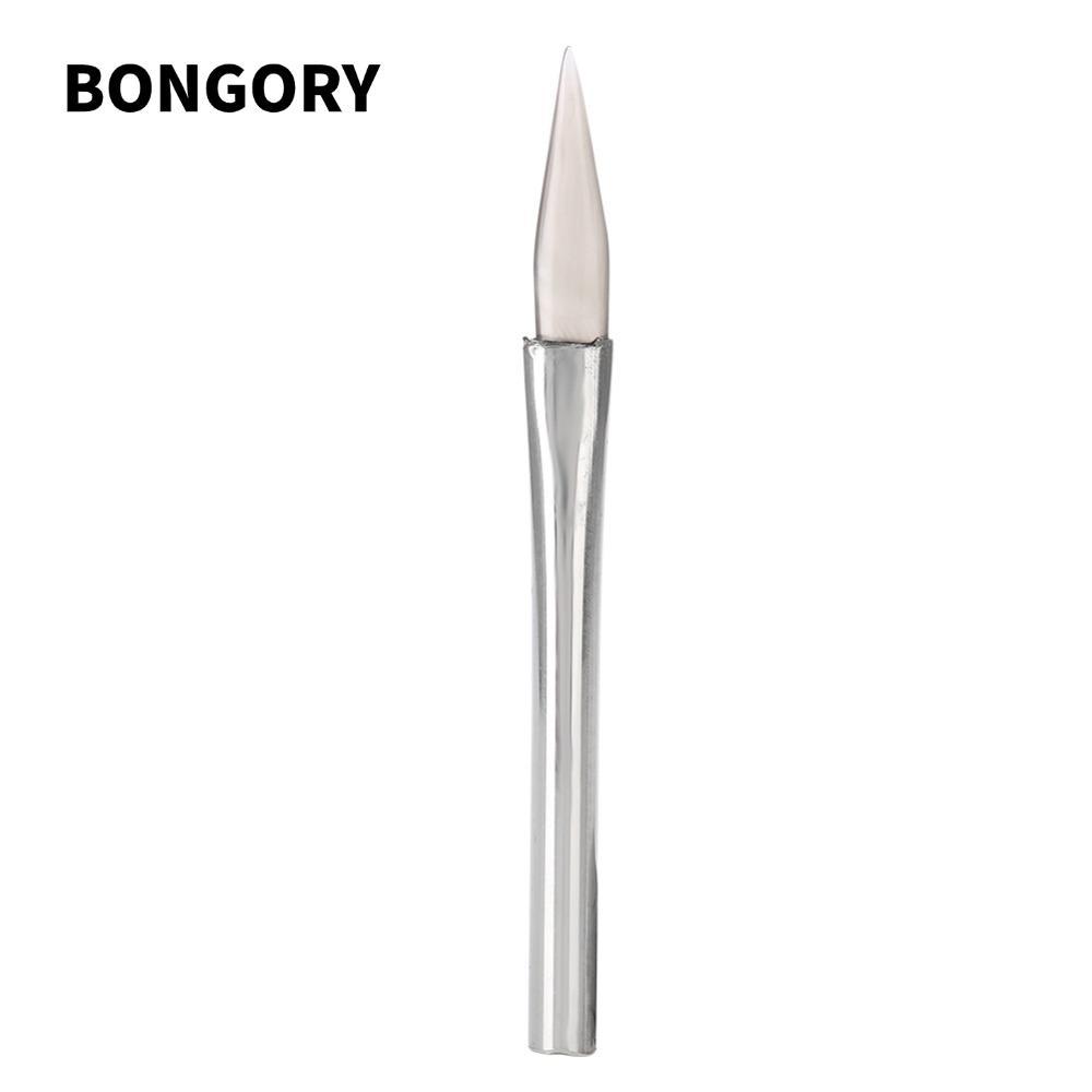 BONGORY Trang sức Burnisher, Tipped Agate Agate Tool Agate Burnisher, Tay cầm bạc chuyên nghiệp Dụng
