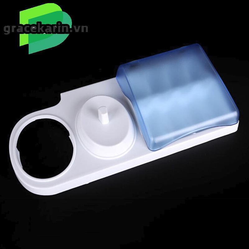 Electric Toothbrush Holder Storage Organizer Flip-Open Cover For Braun Oral-B 1*