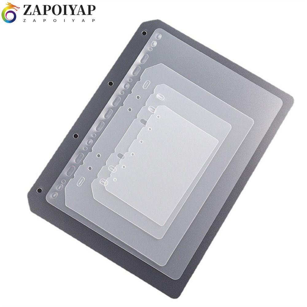 ZAPPOIYAP Notebook Divider Học sinh Notebook Phụ kiện Board Page A5 A6 A7 B5 A4 Bộ tách giấy bên tro