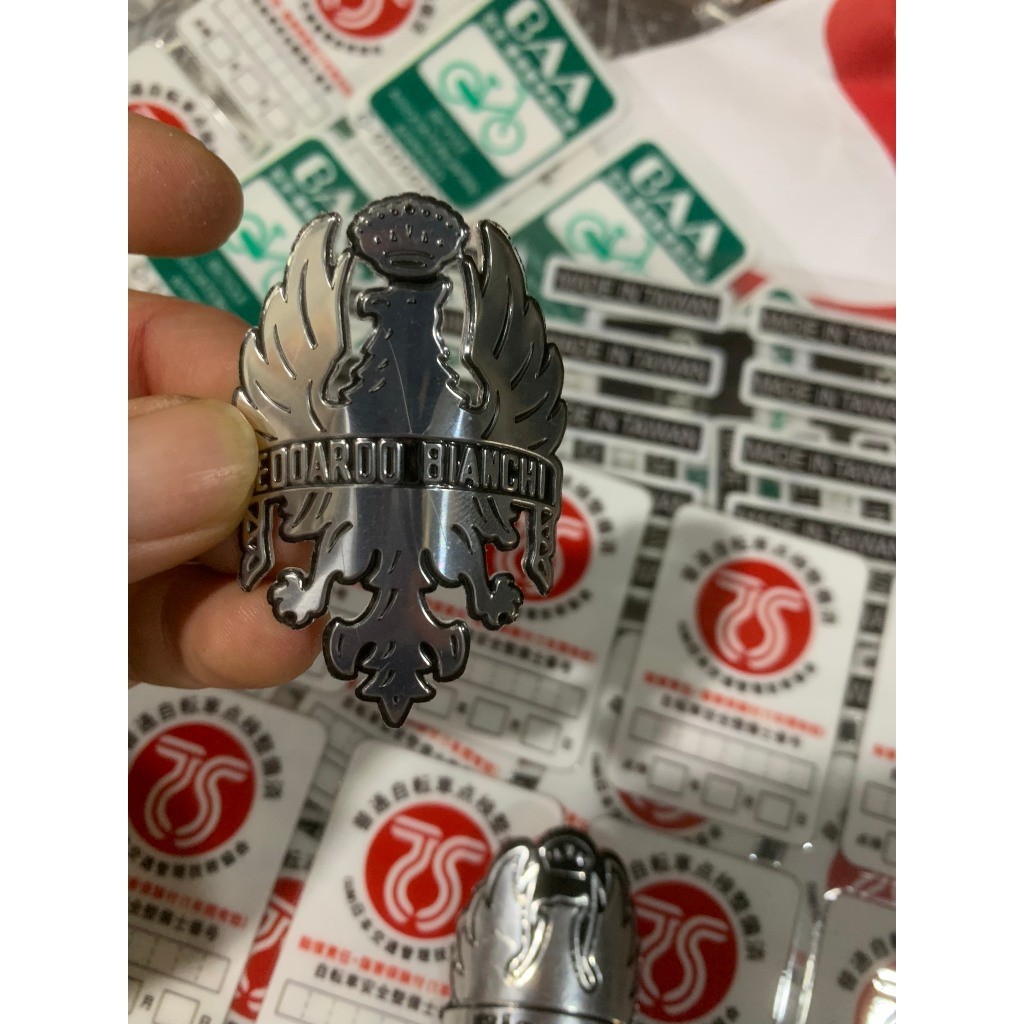 Logo xe đạp bianchi, tem dán xe đạp bianchi