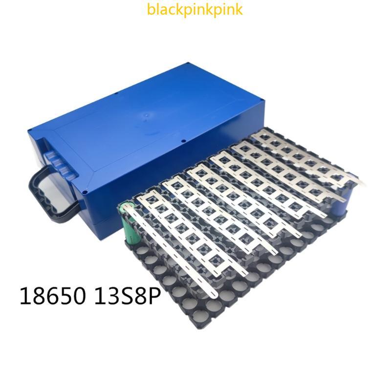 Hộp Xe Đạp Điện 48V Độ Bền ĐEN Tương Thích Cho 13S8P 14S8P 18650 Tế Bào