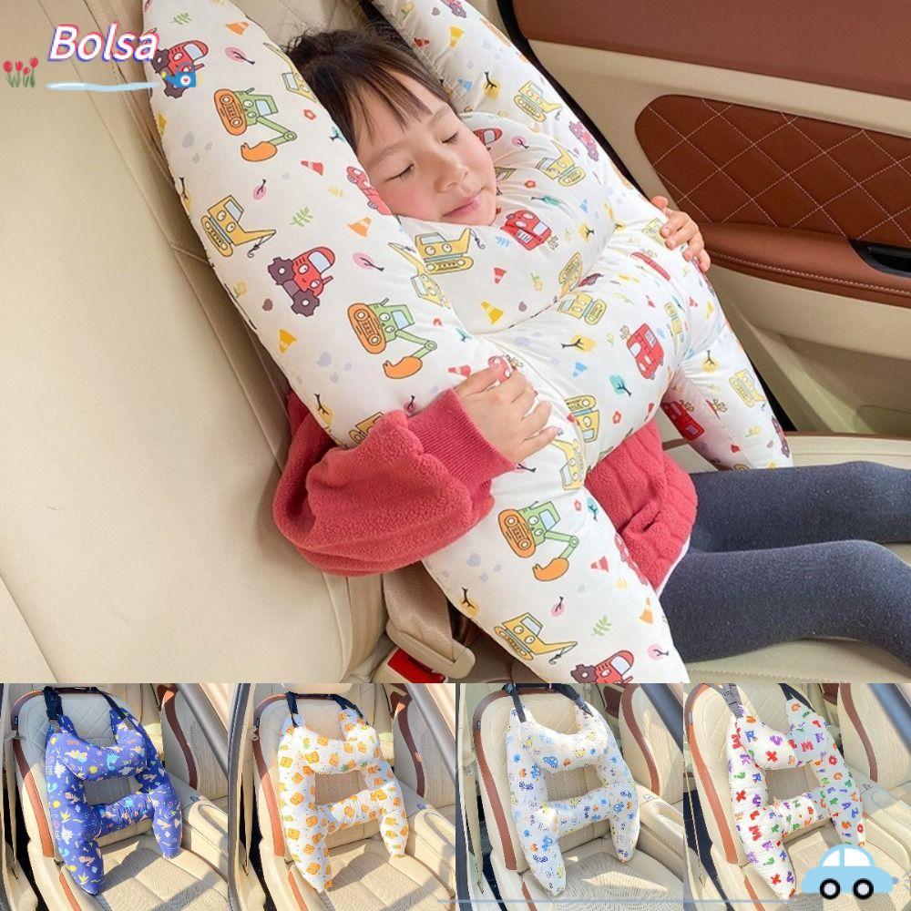 Gối Cổ BOLSA, Gối Ghế Ô Tô An Toàn Hình Chữ H, Gối Du Lịch Siêu Mềm Hoạt Hình Restful Naps Kid
