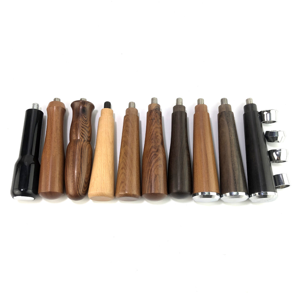 Phụ kiện tay cầm máy Espresso Bán tự động Máy lọc Espresso Tay cầm bằng gỗ Phụ kiện M10 m12