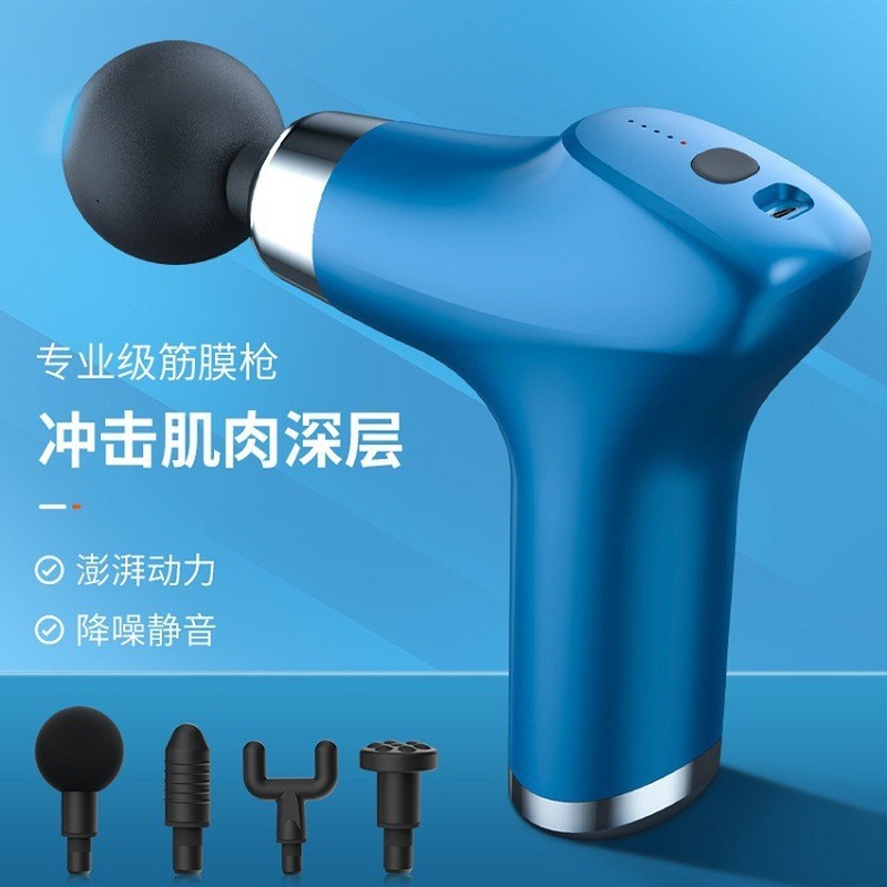 Mini Fascia Gun Mini Fascia Gun Máy Mát Xa Điện Búa Massage Nhỏ Toàn Thân Rung Nhà Sản Xuất Phong Cá