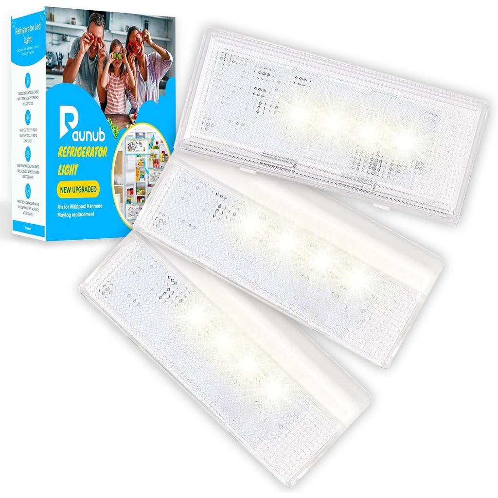 Nâng cấp W10515058 (1 cái) và W10515057 (2 Cái) Tương Thích Cho Đèn LED Tủ Lạnh Kenmore Maytag Thay 