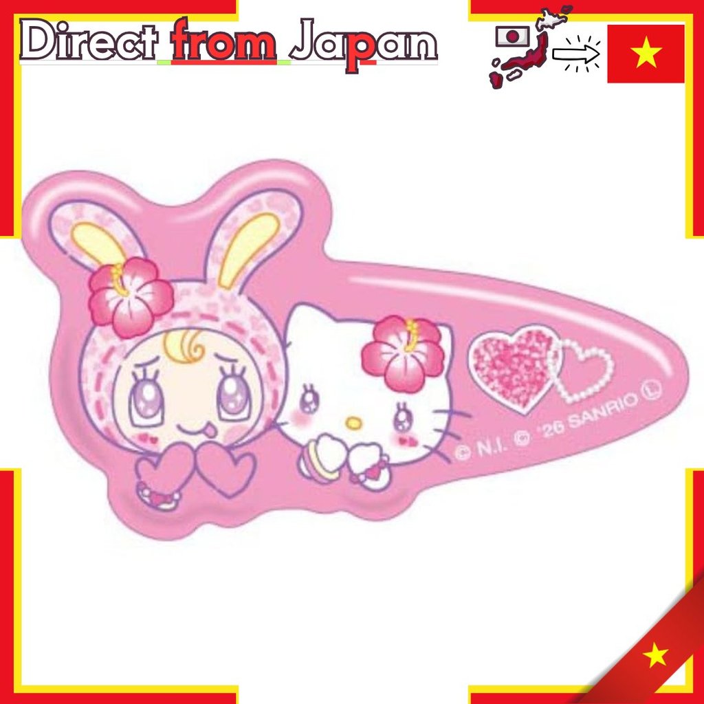 Kẹp tóc Hasepro Mezzo Piano x Hello Kitty Plus Vol.2 Berie-chan x Hello Kitty Sanrio