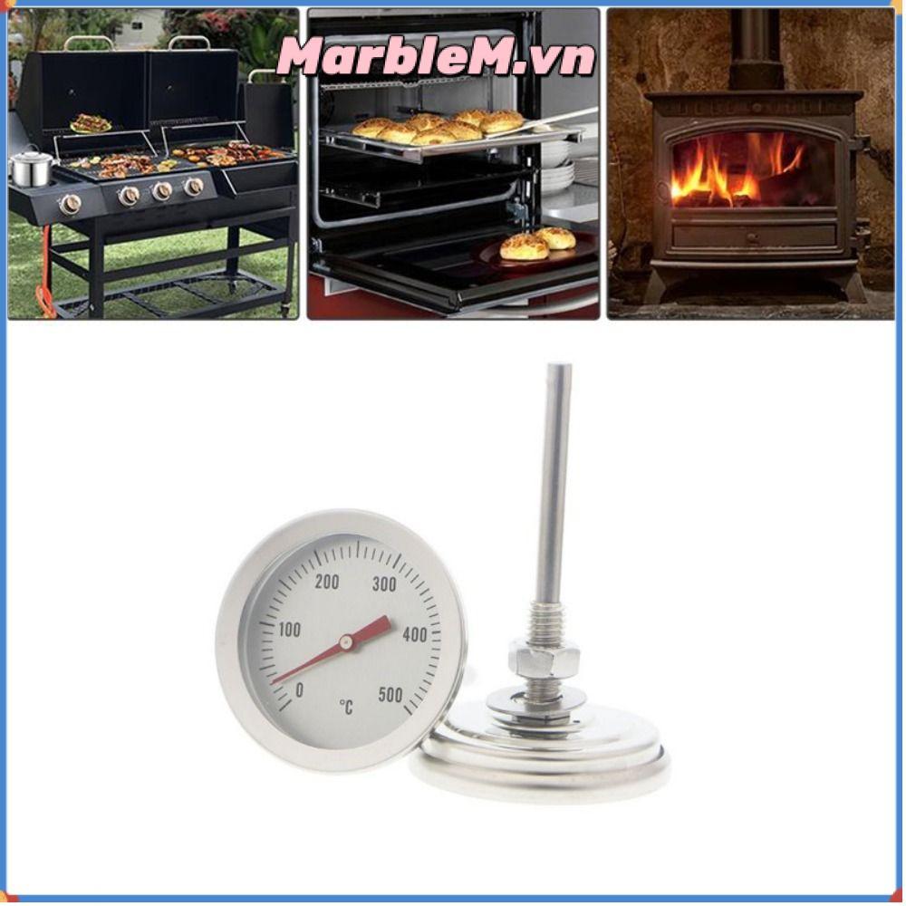 Dụng cụ giữ nhiệt BBQ MARBLEM 0-500°C Đồng hồ đo nhiệt độ