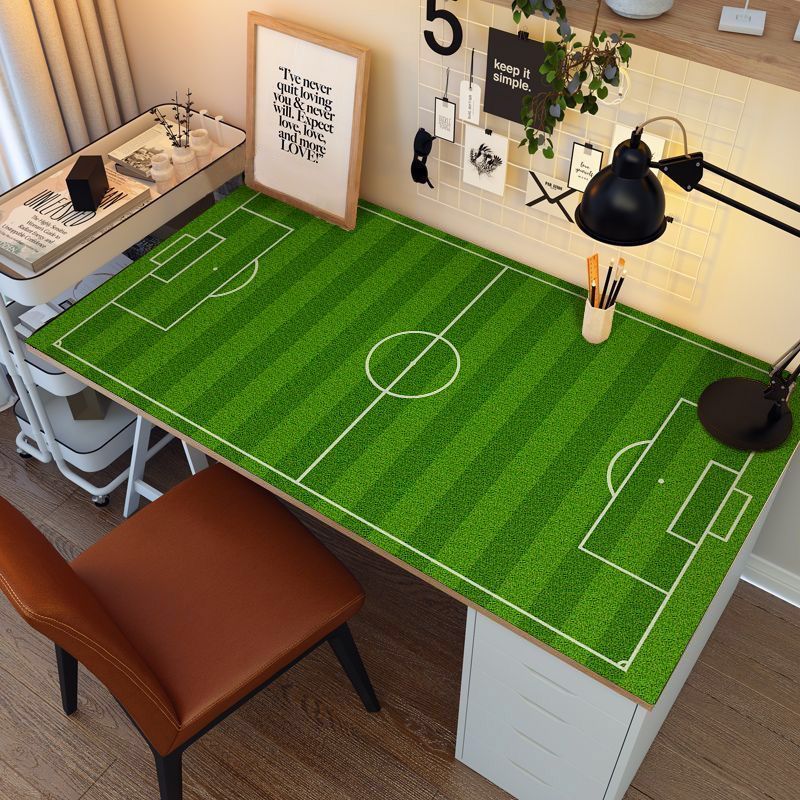 [Sẵn sàng] Thảm trải bàn bằng da sân bóng đá World Cup Yingchao Xijia Boys Table Mat Messi C Luo Spo