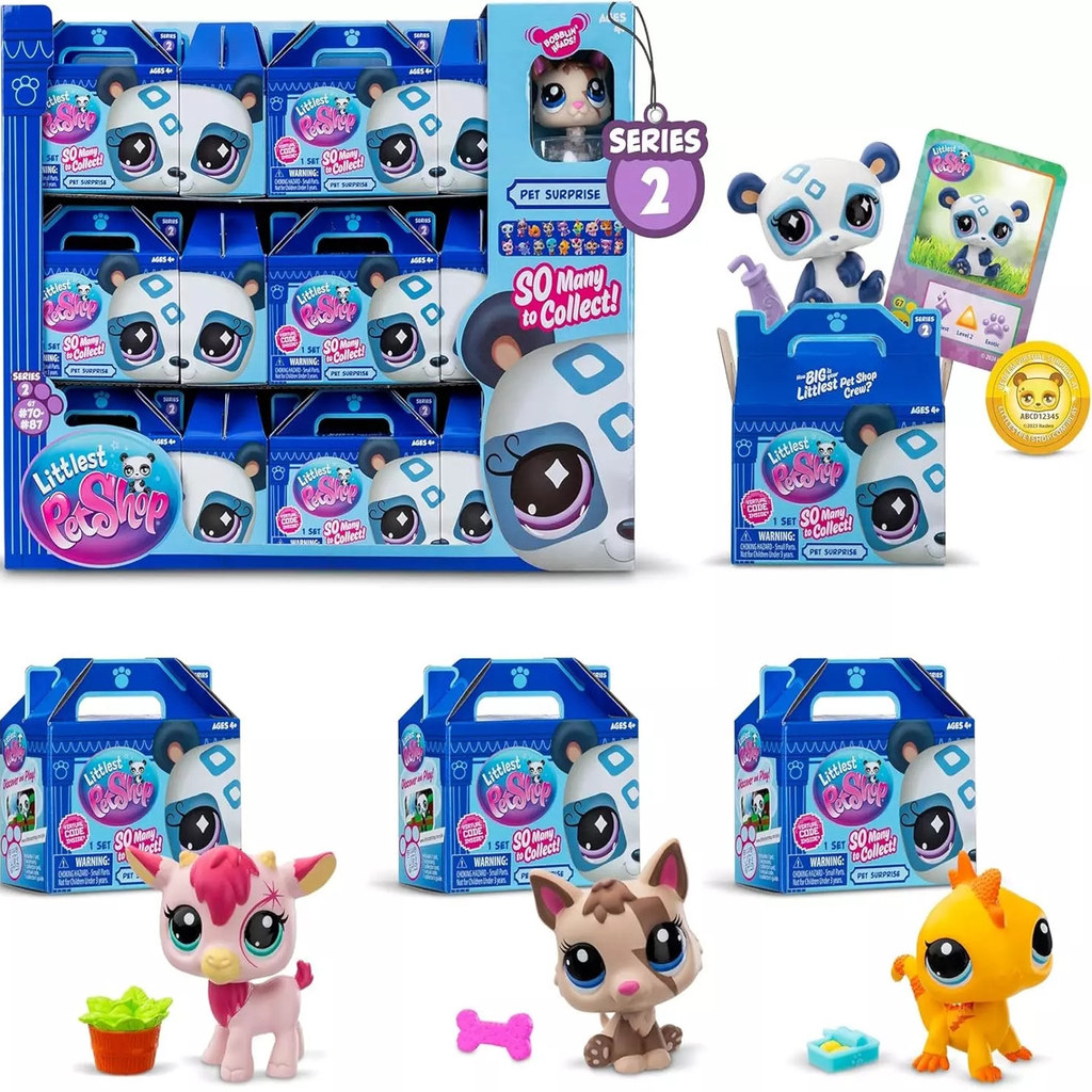 Littlest Pet Shop LPS Little Pet Shop Season 7 Bất Ngờ Lắc Đầu Dễ Thương Thú Cưng Búp Bê Đồ Chơi Trẻ
