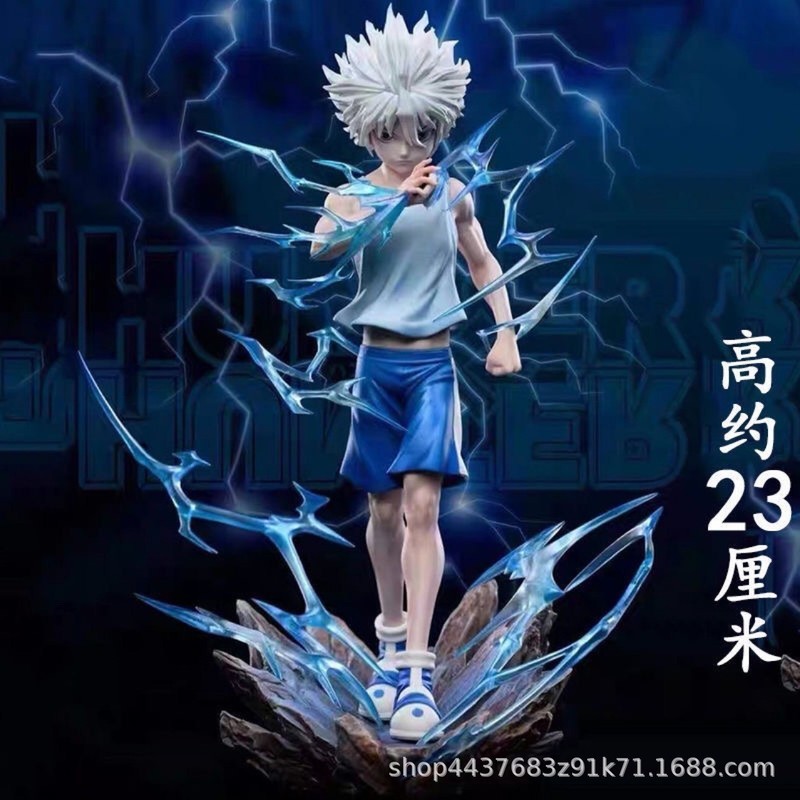 Toàn Thời Gian Hunter Tay Chiến Đấu Đứng Tư Thế Qiqi Đánh Kẻ Thù Khách Bounty Hunter Anime Hàng Hóa 