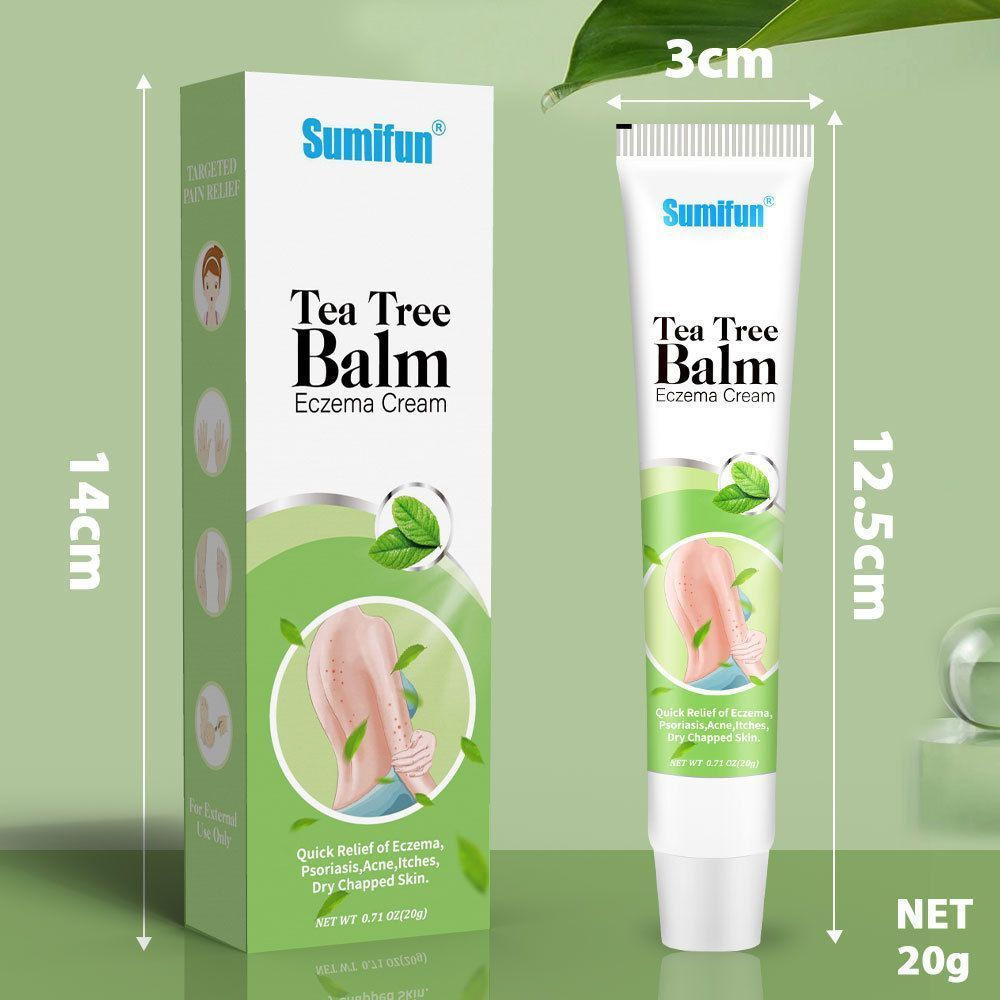 New skin care cream for relieving skin itchiness and inflammation12y External use tea tree oil for r