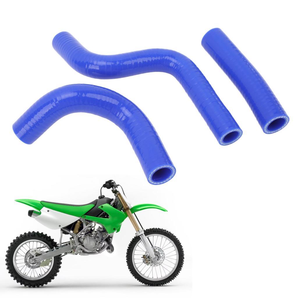 Ddhihi Ống làm mát tản nhiệt Silicone Truyền 3 CÁI Chống áp lực cho KX80 KX85 KX100 (Xanh lam