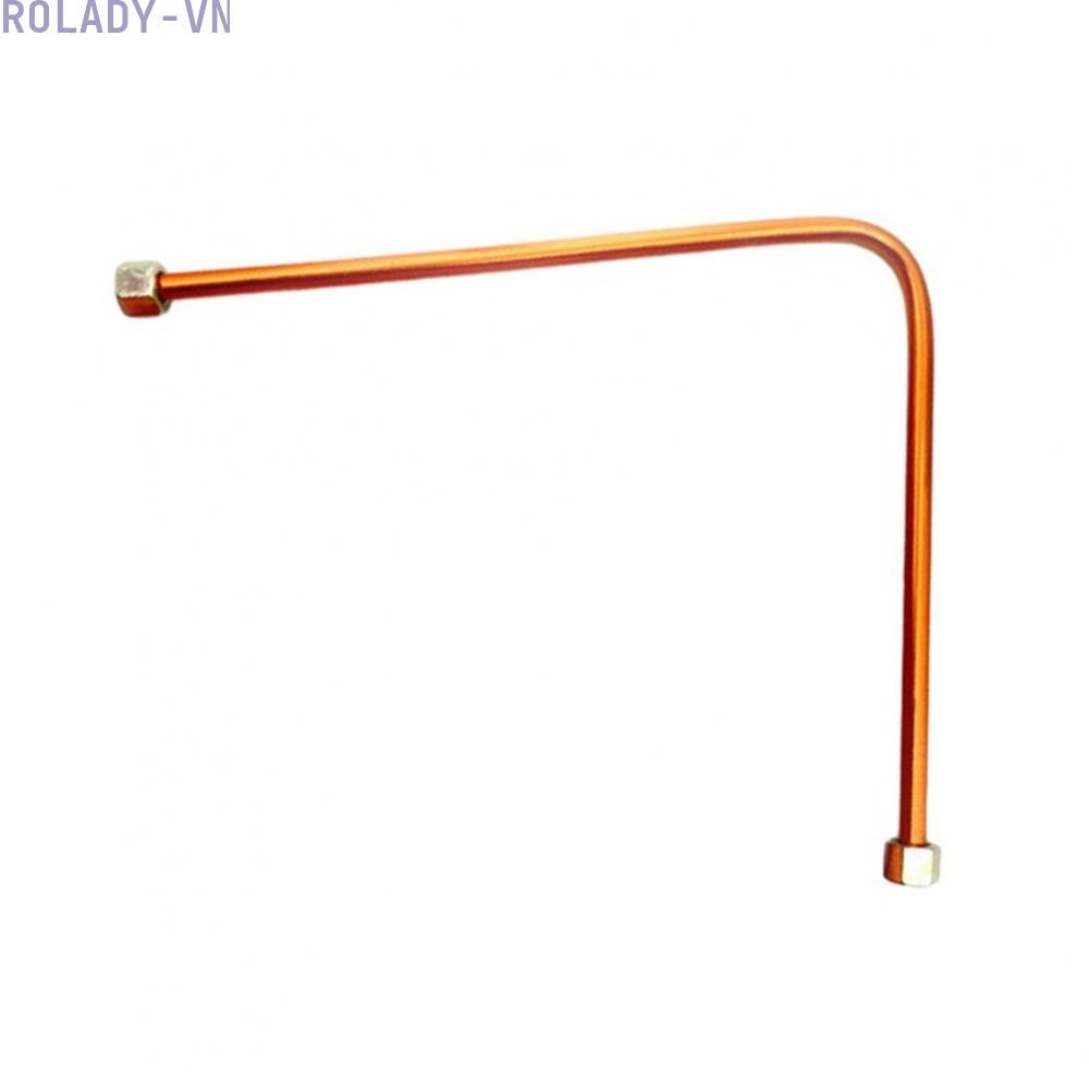 #ROYALLADY#Exhaust Tube G3/8' Intake Pipe Copper Tone Workshop Equipment Aluminum Pipe