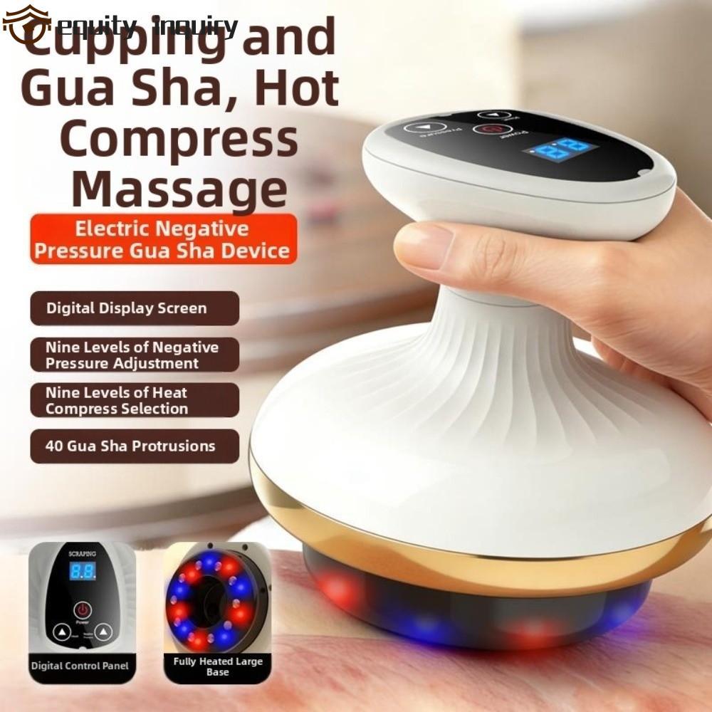 equity inquiry EQUITY YÊU CẦU Bàn chải kinh tuyến Massage điện, Nạo vét cơ thể Dụng cụ cạo cốc đa nă