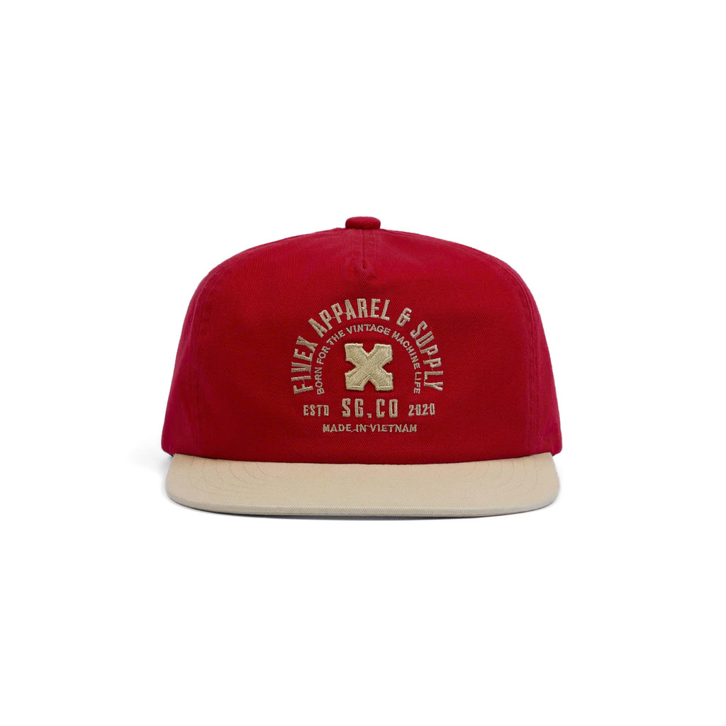 Nón/Mũ lưỡi trai FIVEX 5PANEL REDLINE