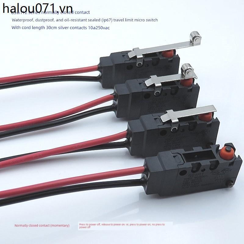 Unionwell Chống Thấm Nước G5W11 Thường Đóng 2 Dây Micro Switch 10A Giới Hạn Thì Chống Bụi D2VW Bạc L