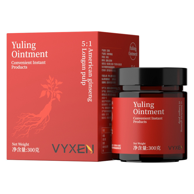 [Hàng có sẵn] Kem Yuling 300g Kem nhân sâm thịt Longan Nuôi dưỡng Kem nữ nấu bằng tay Yuling WJG