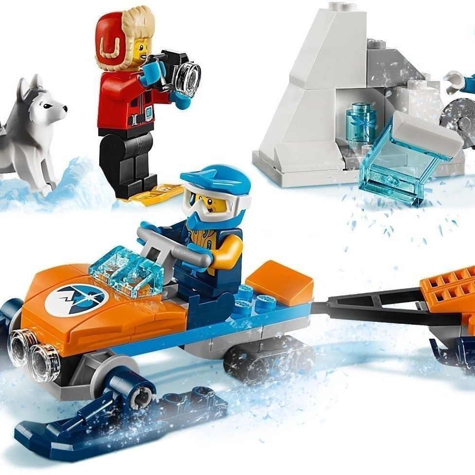 Tương thích với Lego Khối xây dựng City Series 60191 Arctic Expedition Hội giáo dục Bole 10992 Đồ ch