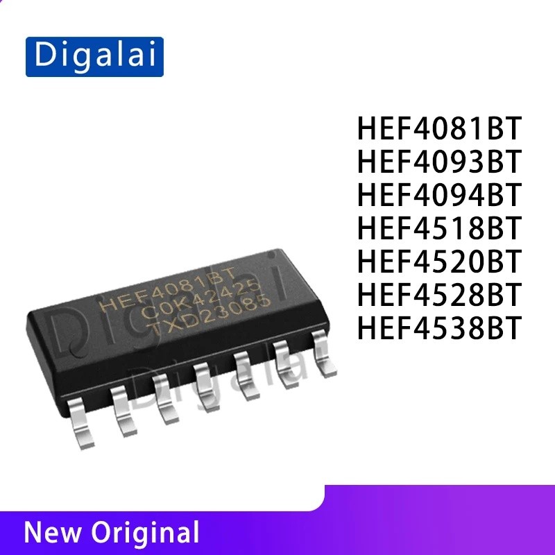 CHIP IC mới HEF4081BT HEF4093 HEF4094 HEF4518 HEF4520 HEF4528 HEF4538 4000 Series CMOS Logic IC Cho 