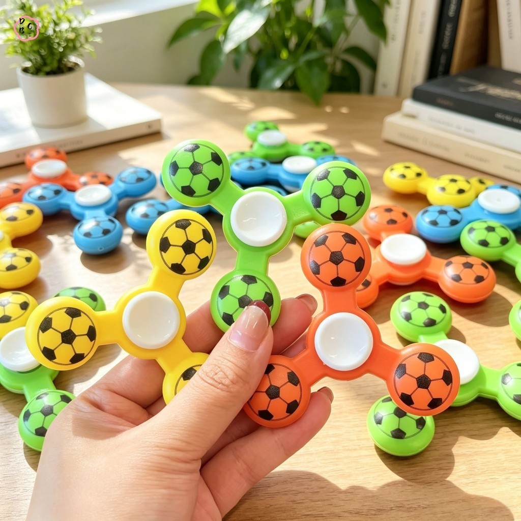 Đồ chơi Spinner bóng đá sáng tạo - Finger Fidget Spinner cho trẻ em Quà tặng mẫu giáo