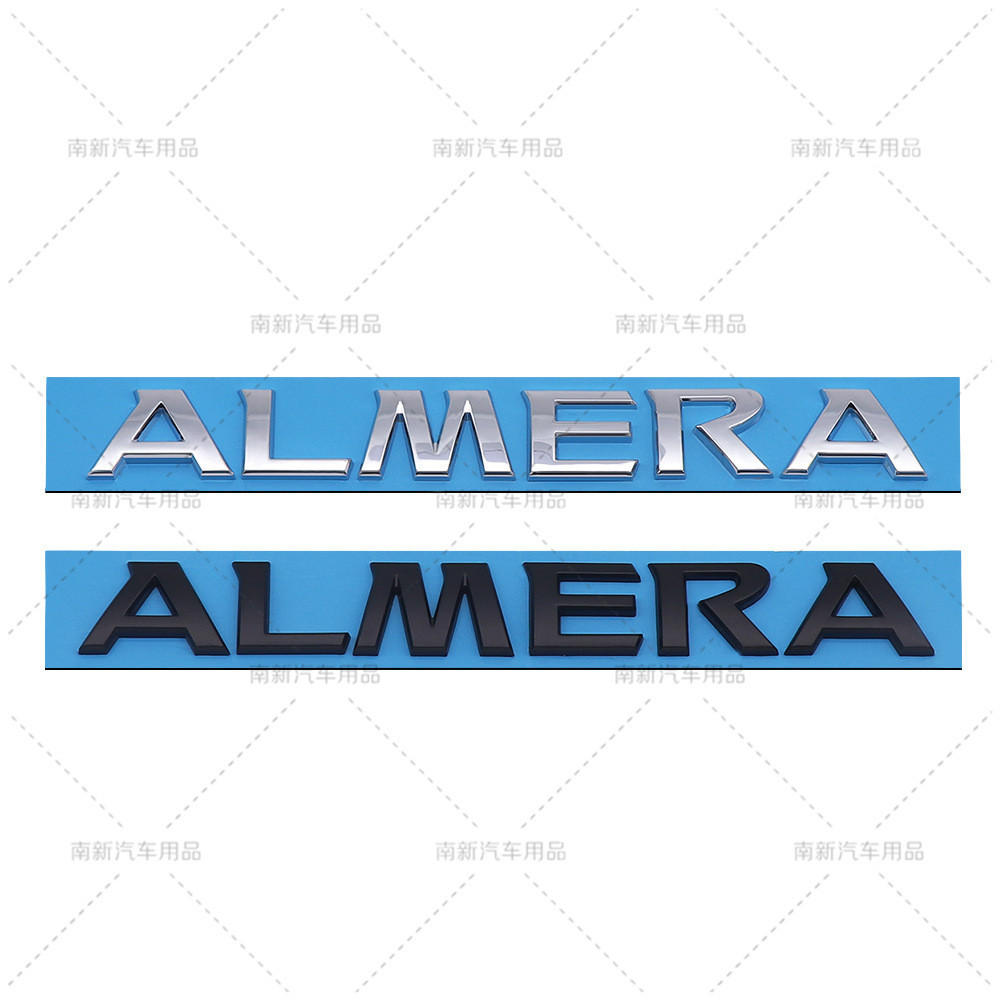 Nhãn ALMERA Thích hợp cho Nhãn dán thân xe trang trí Nissan ALMERA Nhãn ABS