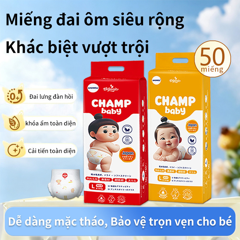 Tã quần/dán siêu nhẹ, khô thoáng cả đêm. Size S-XXXL, giao ngay. Combo 50/100 miếng tiết kiệm!