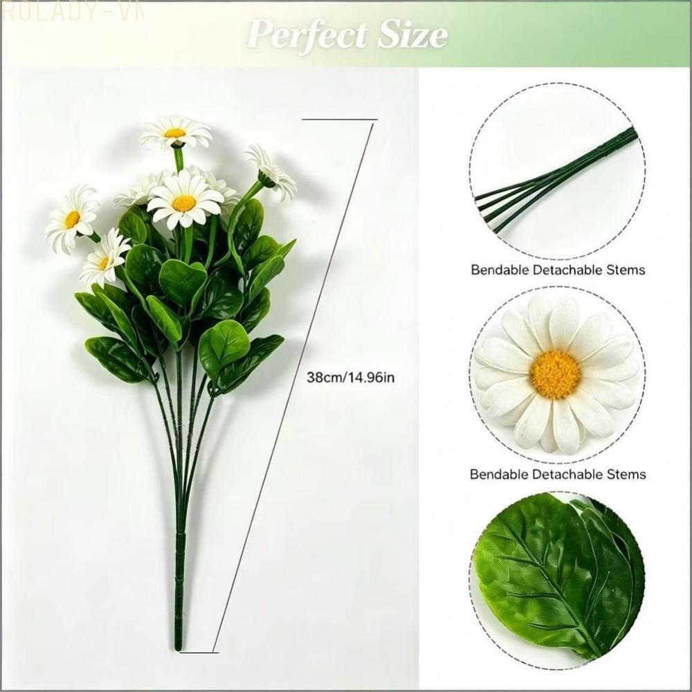#ROYALLADY#Artificial Flower Bouquet Realistic Detailed Texture Long-lasting Decor