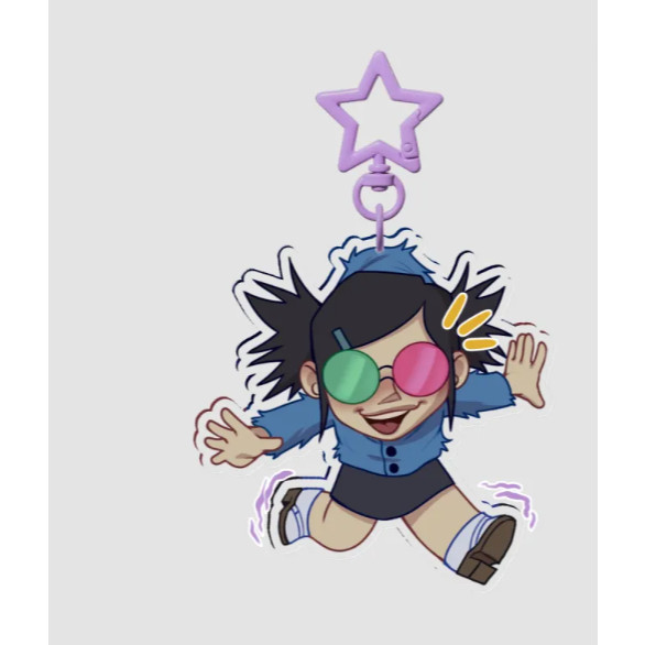 Gorillaz Noodle Keychain 70 Nang Decor Shop
