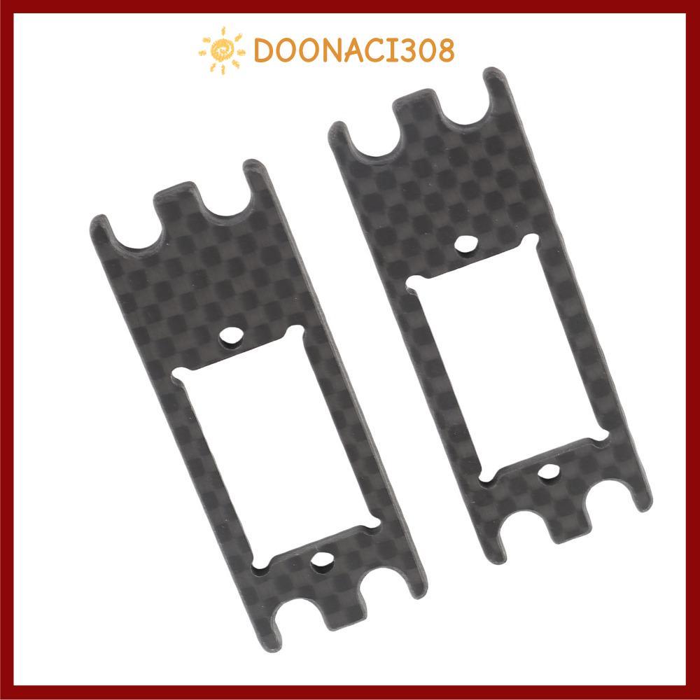 DOONACI308 2 Cái / bộ Tấm Chuyển Đổi servo, Tấm Chuyển Đổi servo Sợi Carbon Nhẹ Màu Đen, Lắp Đặt Dễ 