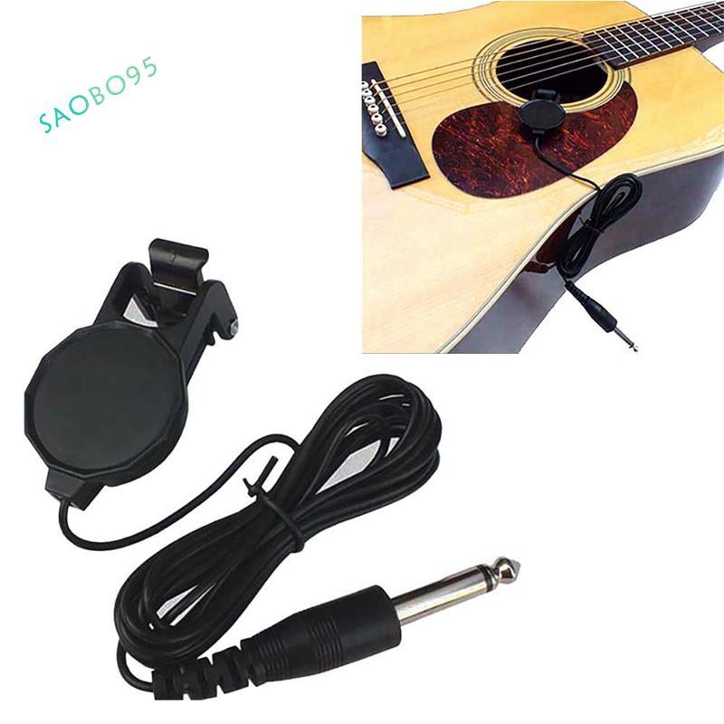 Đàn Guitar Acoustic Pickup Clip Pickup Free Hole Clip Pickup Dân Gian Cổ Điển Đàn Ukulele Pickup Cho