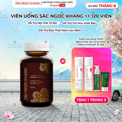 Viên Uống Đẹp Da Sắc Ngọc Khang ++ (120v) cao cấp giúp chống lão hóa, mờ nám sạm tàn nhang
