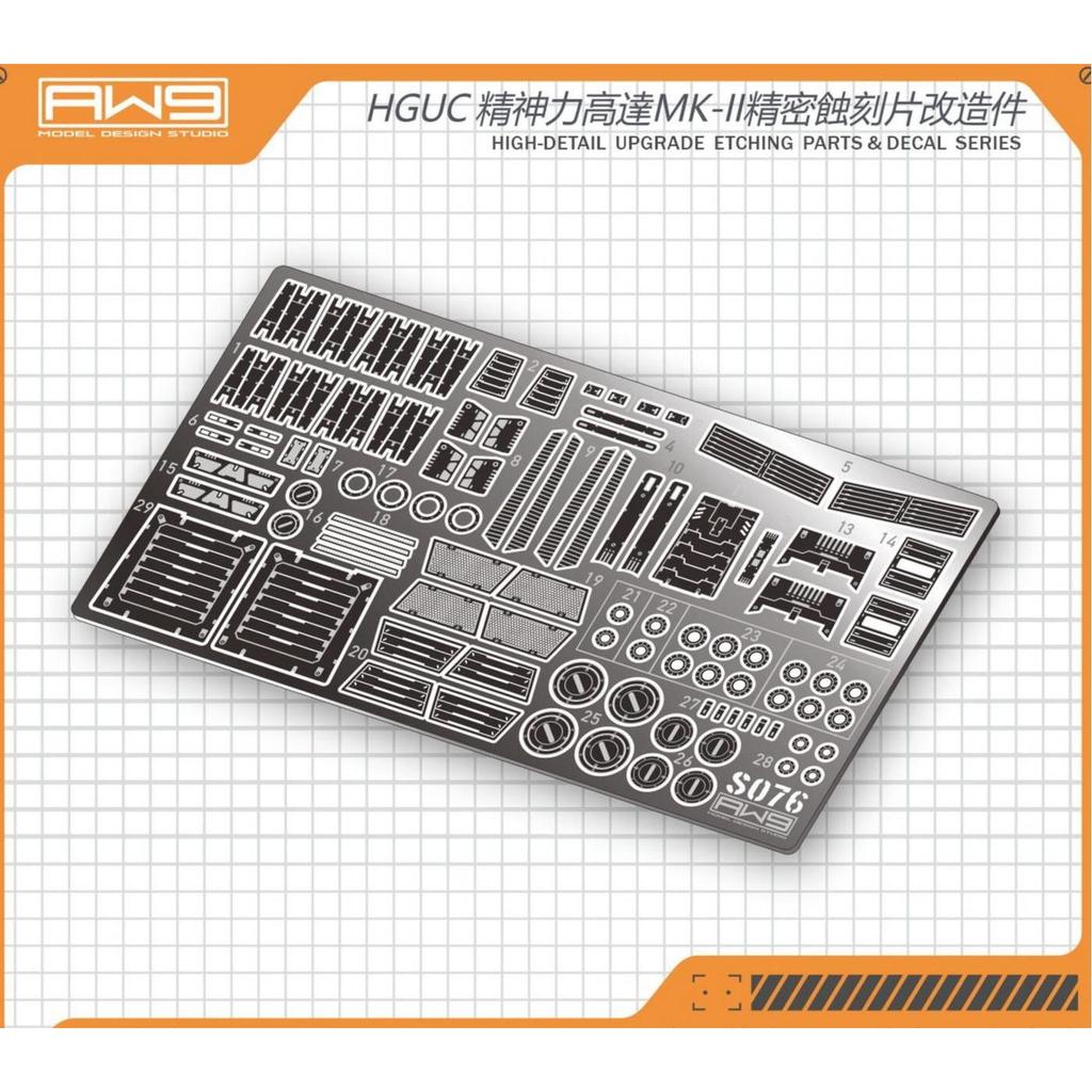 20260802 Khắc kim loại MAD cho S76 HG psycho MK2 MK 2 MK-II