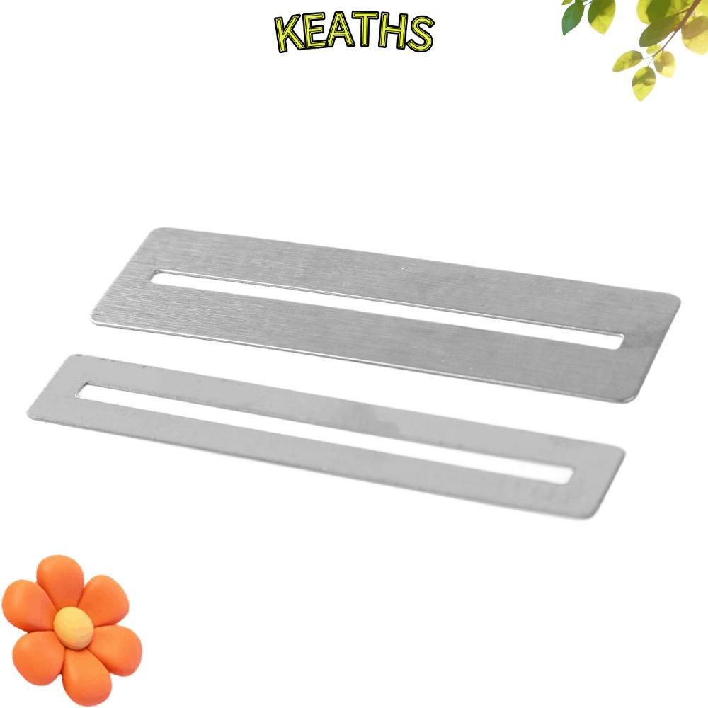 KEATHS 3 Bộ Quấn Fret, Kích Thước 7,8Cm Thép Guitar Fret Guard, Màu Bạc Chuyên Nghiệp Fretboard Guar