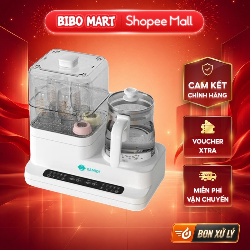 [KOL] Máy Hâm Sữa Tiệt Trùng Đa Năng Kamidi Speed 2 - Bibomart