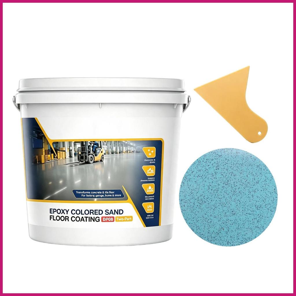 Bộ Lớp Phủ Sàn Epoxy Tự San Bằng Chống Trơn Trượt Hợp Chất Độ Bóng Cao Sơn Sàn Nhà Để Xe Màu Epoxy C