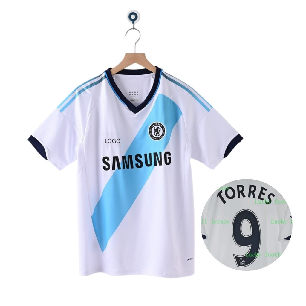 Áo đấu bóng đá sân khách Chelsea Retro Edition 2012 / 13 S-2XL #9 TORRES