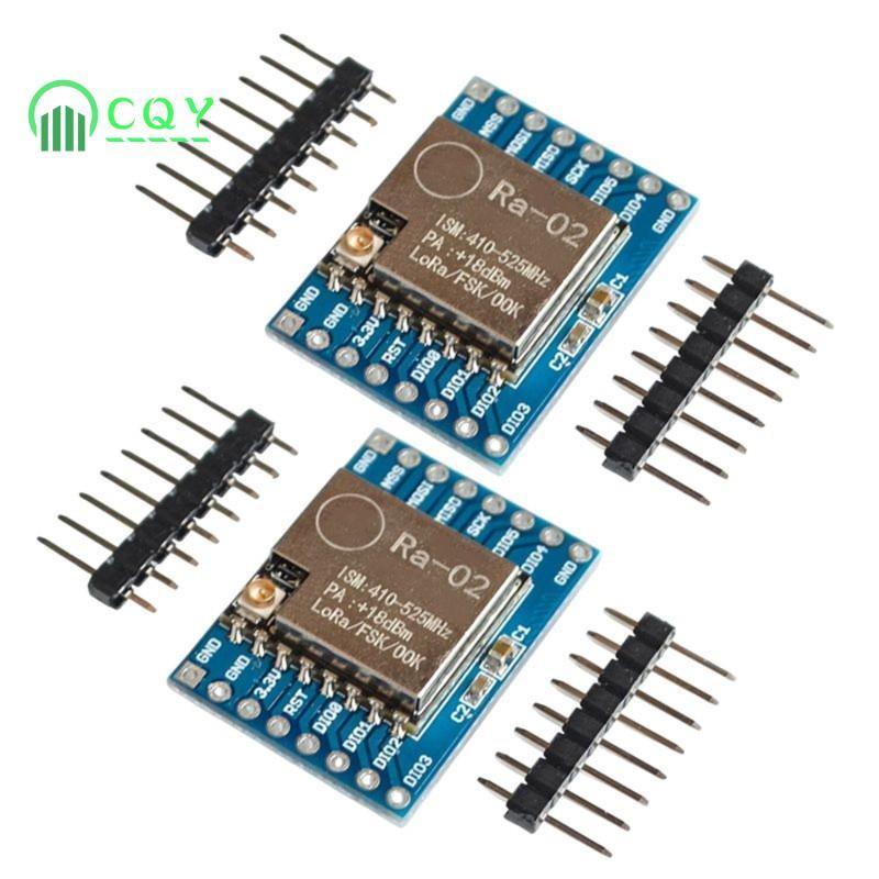 2 CHIẾC SX1278 LoRa Mô-đun 433MHZ SX1278 LoRa Mô-đun không dây 10KM Ra-02 Bảng truyền phổ lan truyền