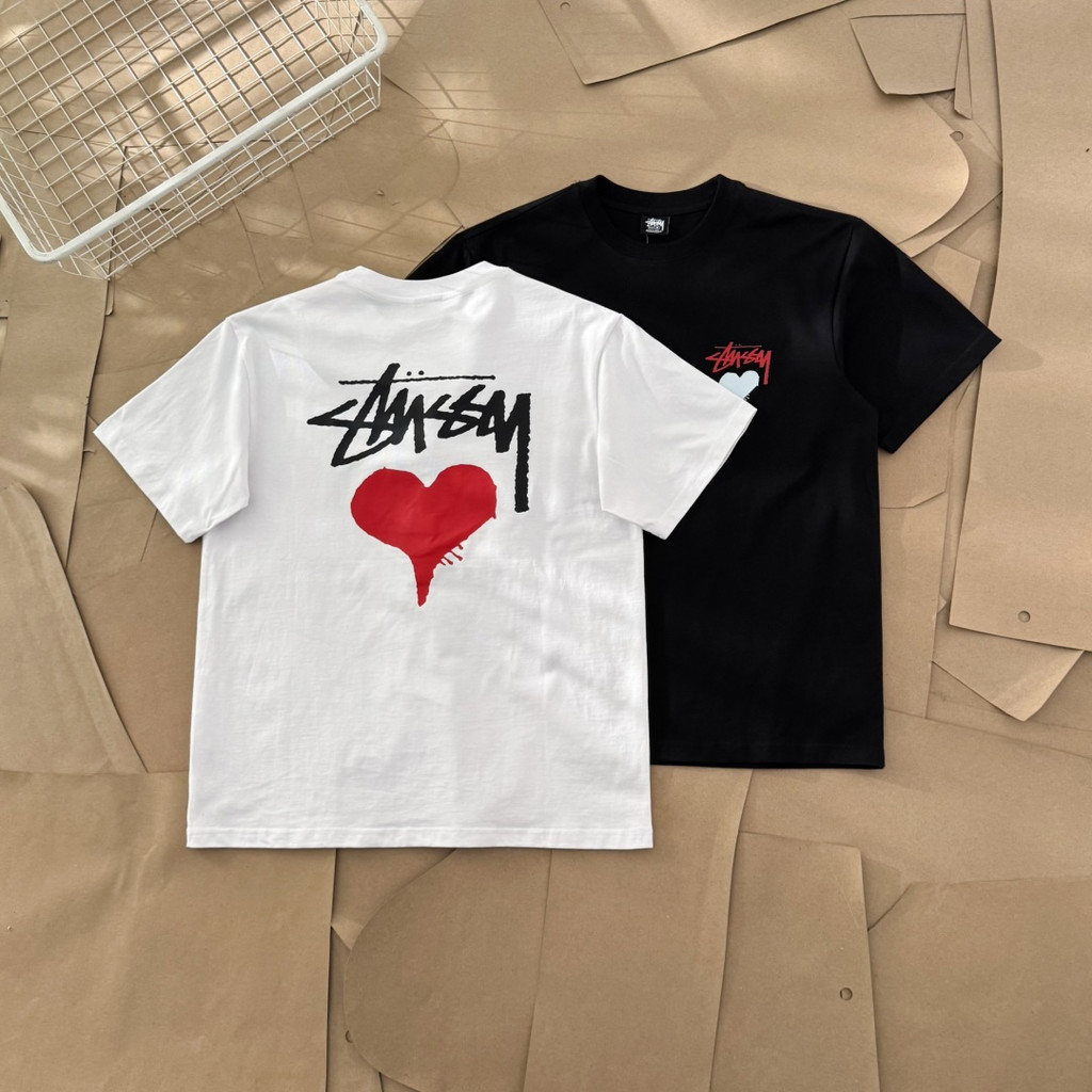 Stussy tee / Stussy Nam Nữ Áo Thun In Hình Áo Thun Thường Ngày Áo Thun Rời Áo Nhẹ Nam Top NUM